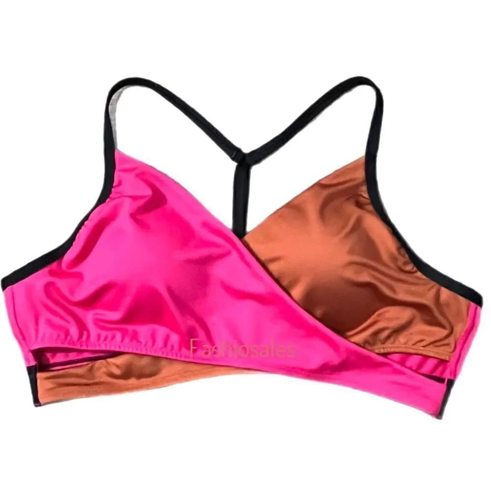 Victorias Secret Pink Ultimate Gym to Swim Lined padded sport bra pink ginger Xl